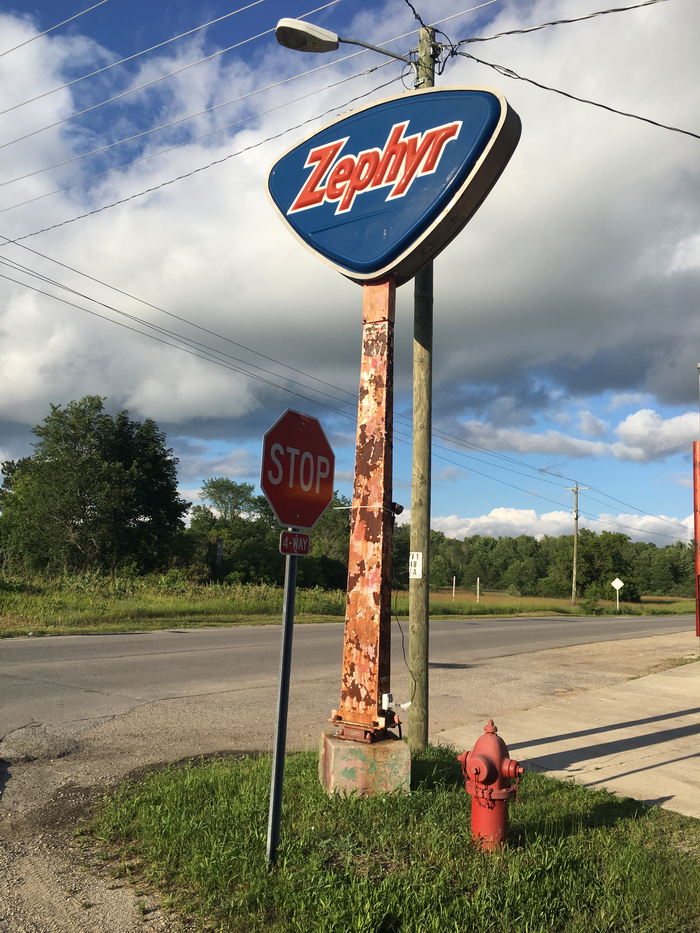 Zephyr Gas Station - July 2017 Photo (newer photo)